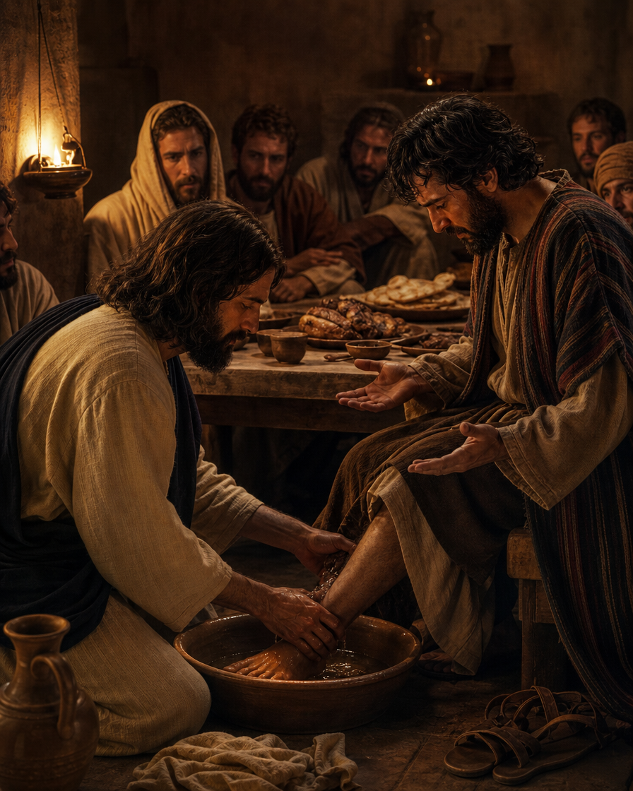 Why Jesus Laid Aside His Robe of Honor