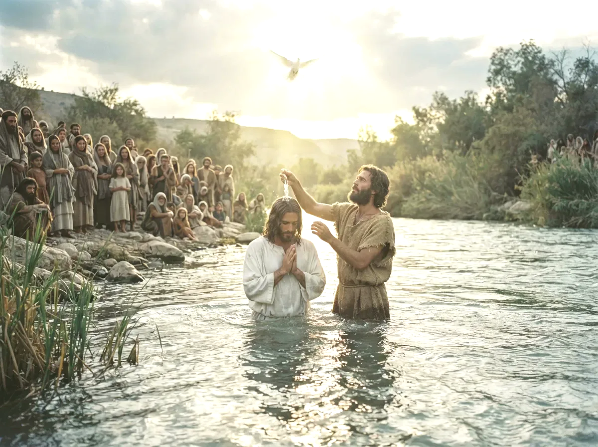 The Father Spoke Twice at His Baptism